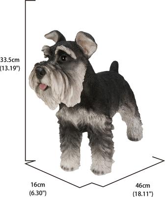 Show full view: Hi-Line Gift Standing Miniature Schnauzer Statue, 13.19-in slide 7 of 8