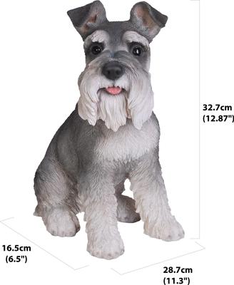Show full view: Hi-Line Gift Schnauzer Statue, Grey, 13-in slide 6 of 6