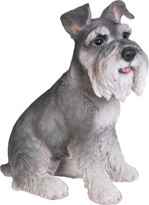 Show full view: Hi-Line Gift Schnauzer Statue, Grey, 13-in slide 3 of 6