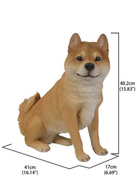 Show full view: Hi-Line Gift Shiba Inu Sitting Statue, 15.83-in slide 7 of 7