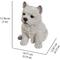 Show in main carousel: Hi-Line Gift White Terrier Puppy Statue, 7-in slide 6 of 6