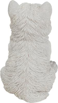 Show full view: Hi-Line Gift White Terrier Puppy Statue, 7-in slide 5 of 6
