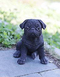 Hi-Line Gift Pug Puppy Statue, 7.5-in