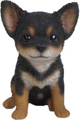 Show full view: Hi-Line Gift Chihuahua Puppy Statue, Black & Brown, 6.5-in slide 3 of 7