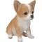 Show in main carousel: Hi-Line Gift Chihuahua Puppy Statue, Brown & White, 6.5-in slide 3 of 6