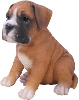 Show full view: Hi-Line Gift Boxer Puppy Statue, 6.5-in slide 3 of 6