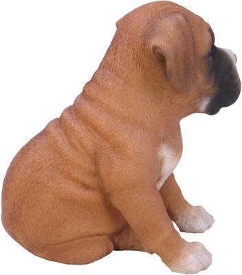 Show full view: Hi-Line Gift Boxer Puppy Statue, 6.5-in slide 4 of 6