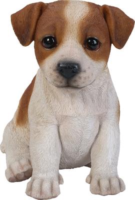 Show full view: Hi-Line Gift Jack Russell Terrier Puppy Statue, 6.5-in slide 3 of 7