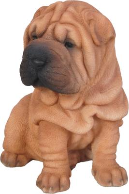 Show full view: Hi-Line Gift Shar Pei Puppy Statue, 6.25-in slide 3 of 6