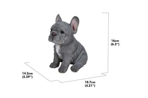 Show full view: Hi-Line Gift Blue French Bulldog Puppy Sitting Statue, 6.3-in slide 9 of 10