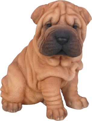 Show full view: Hi-Line Gift Shar Pei Puppy Statue, 6.25-in slide 2 of 6