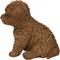 Show in main carousel: Hi-Line Gift Baby Cavapoo Statue, Chocolate, 5.91-in slide 3 of 8
