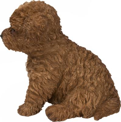 Show full view: Hi-Line Gift Baby Cavapoo Statue, Chocolate, 5.91-in slide 3 of 8