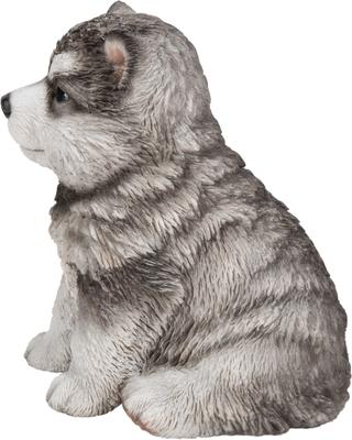 Show full view: Hi-Line Gift Malamute Puppy Sitting Statue, 6.5-in slide 3 of 9