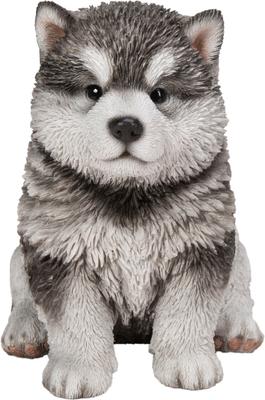 Show full view: Hi-Line Gift Malamute Puppy Sitting Statue, 6.5-in slide 2 of 9
