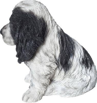 Show full view: Hi-Line Gift Black & White Cocker Spaniel Statue, Black & White, 5.83-in slide 3 of 8