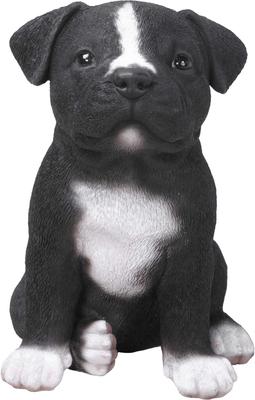Show full view: Hi-Line Gift Staffordshire Pitbull Puppy Statue, 6.5-in slide 2 of 5