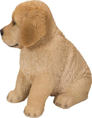 Show full view: Hi-Line Gift Sitting Golden Retriever Puppy Statue, 6.5-in slide 5 of 6