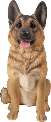Show full view: Hi-Line Gift German Shepherd Sitting Statue, 15.55-in slide 2 of 7