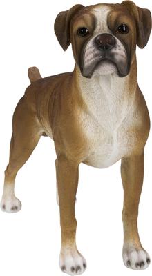 Show full view: Hi-Line Gift Boxer Dog Standing Statue, 13.78-in slide 2 of 8