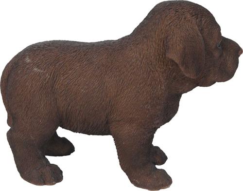 Show full view: Hi-Line Gift Standing Chocolate Labrador Puppy Statue, 6-in slide 4 of 5