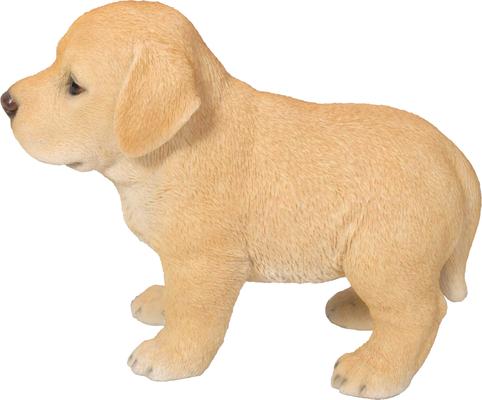 Show full view: Hi-Line Gift Standing Yellow Labrador Puppy Statue, 6-in slide 3 of 5