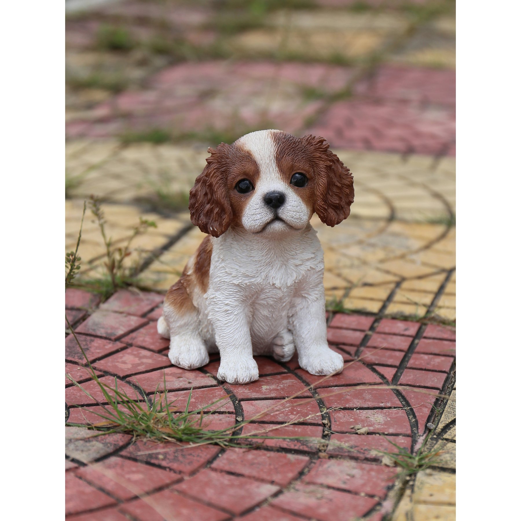 Hi-Line Gift King Charles Puppy Statue