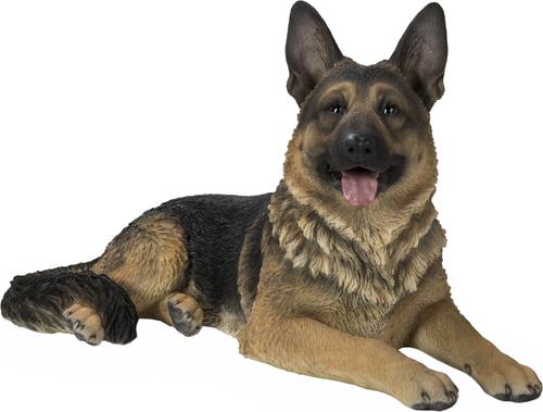 Show full view: Hi-Line Gift Lying Down German Shepherd Statue, 16.14-in slide 2 of 8
