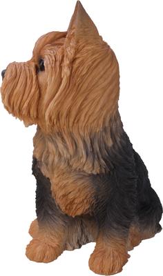 Show full view: Hi-Line Gift Sitting Yorkshire Terrier Statue, 9.25-in slide 4 of 7