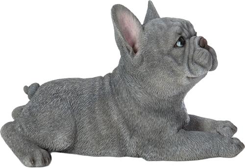 Show full view: Hi-Line Gift Lying Down Blue French Bulldog Figurine slide 4 of 8