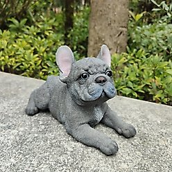 Hi-Line Gift Lying Down Blue French Bulldog Figurine