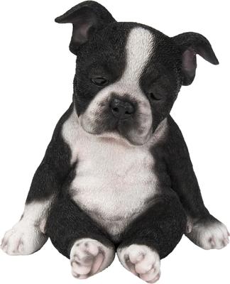 Show full view: Hi-Line Gift Sleepy Boston Terrier Puppy Statue slide 2 of 8