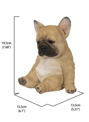 Show full view: Hi-Line Gift Sleepy French Bulldog Puppy Statue slide 6 of 8