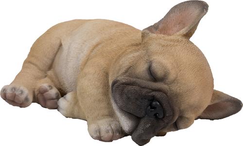 Show full view: Hi-Line Gift Sleeping Pug Puppy Statue, Brown & Black slide 2 of 6