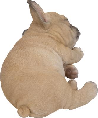 Show full view: Hi-Line Gift Sleeping Pug Puppy Statue, Brown & Black slide 5 of 6