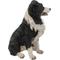 Show in main carousel: Hi-Line Gift Border Collie Sitting Statue, 19.88-in slide 3 of 7