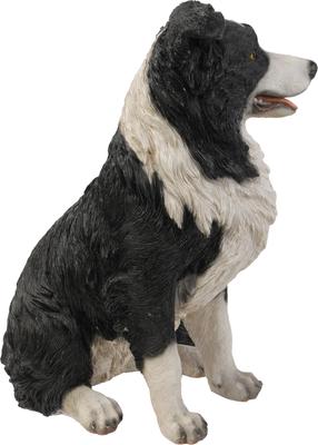 Show full view: Hi-Line Gift Border Collie Sitting Statue, 19.88-in slide 3 of 7