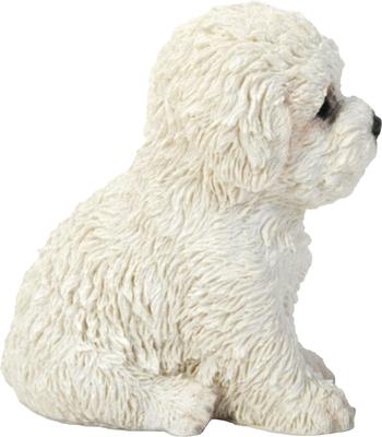 Show full view: Hi-Line Gift Bichon Frise Puppy Statue, 6-in slide 6 of 7