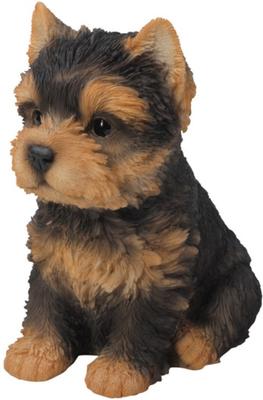 Show full view: Hi-Line Gift Yorkshire Terrier Puppy Statue, 6.5-in slide 5 of 6