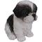 Show in main carousel: Hi-Line Gift Shih Tzu Puppy Statue, Black & White, 6.5-in slide 3 of 5
