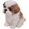 Show in main carousel: Hi-Line Gift Shih Tzu Puppy Statue, Brown & White, 6.5-in slide 4 of 6