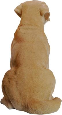 Show full view: Hi-Line Gift Labrador Retriever Sitting Statue, Yellow, 21.25-in slide 5 of 5