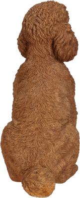 Show full view: Hi-Line Gift Brown Sitting Poodle Statue, 19.09-in slide 4 of 8