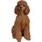 Show in main carousel: Hi-Line Gift Brown Sitting Poodle Statue, 19.09-in slide 2 of 8