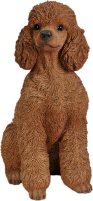 Show full view: Hi-Line Gift Brown Sitting Poodle Statue, 19.09-in slide 2 of 8