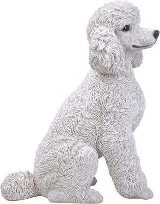 Show full view: Hi-Line Gift White Poodle Sitting, 19-in slide 2 of 5