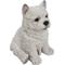 Show in main carousel: Hi-Line Gift White Terrier Puppy Statue, 7-in slide 4 of 6