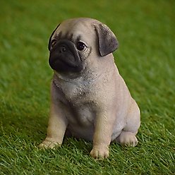 Hi-Line Gift Pug Puppy Statue, 6.5-in