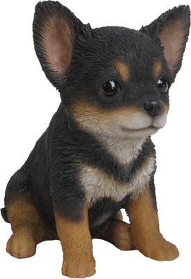Show full view: Hi-Line Gift Chihuahua Puppy Statue, Black & Brown, 6.5-in slide 4 of 7