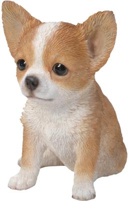 Show full view: Hi-Line Gift Chihuahua Puppy Statue, Brown & White, 6.5-in slide 4 of 6